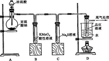 某化学兴趣小组为探究so2的性质按下图所示装置进行实验