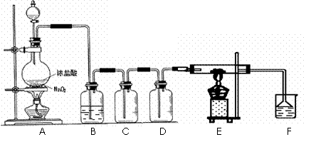 实验室中所用少量氯气用下列装置制取