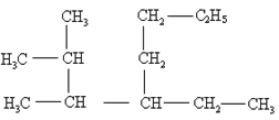 (1)3—甲基—2—乙基—1—丁烯的结构简式: &n