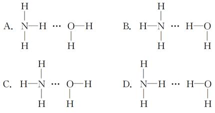 氢键;分子间作用力;极性键 b.氢键;氢键;非极性键 c.